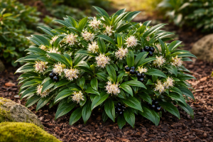 Masoplodka nízká (Sarcococca humilis) WINTER GEM