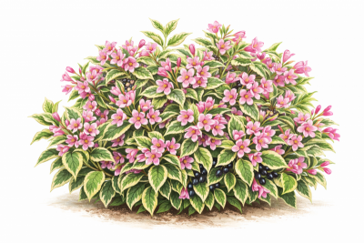 Weigelia -  NANA VARIEGATA