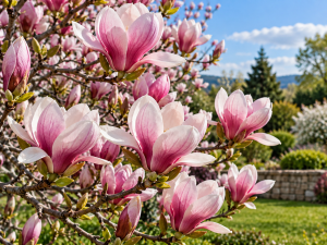 Magnolia soulangeana - šácholan Soulangeův