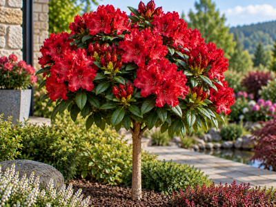 Rhododendron RED DRAGON - kmínek